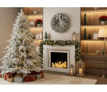 Елки заснеженные